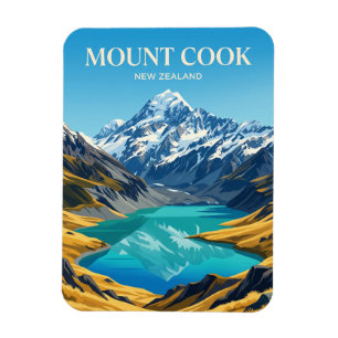 Magnet Flexible Parc national du Mont Cook Nouvelle-Zélande