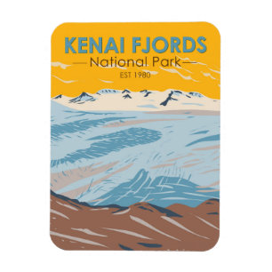 Magnet Flexible Parc national Kenai Fjords Harding Icefield