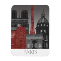 Paris Elevages par nuit - Rouge