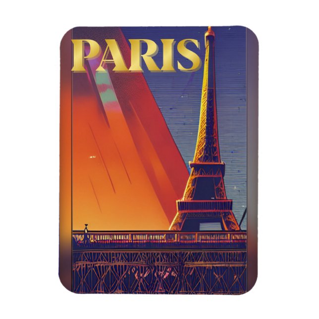 Magnet Flexible Paris France (Vertical)