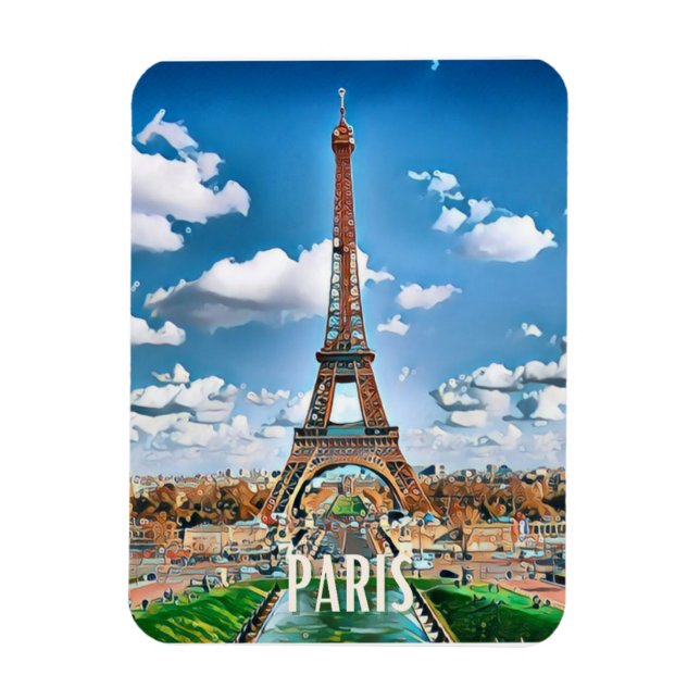 Magnet Flexible Paris Photo Vintage (Vertical)