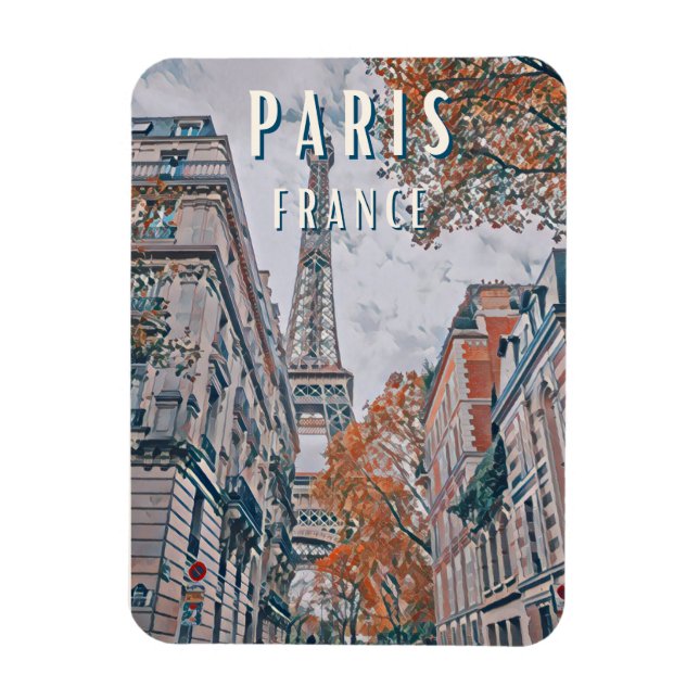 Magnet Flexible Paris, ville de l'amour (Vertical)