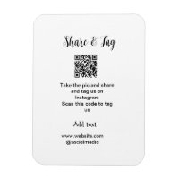 Partager et marquer sur Instagram scan QR ajouter 