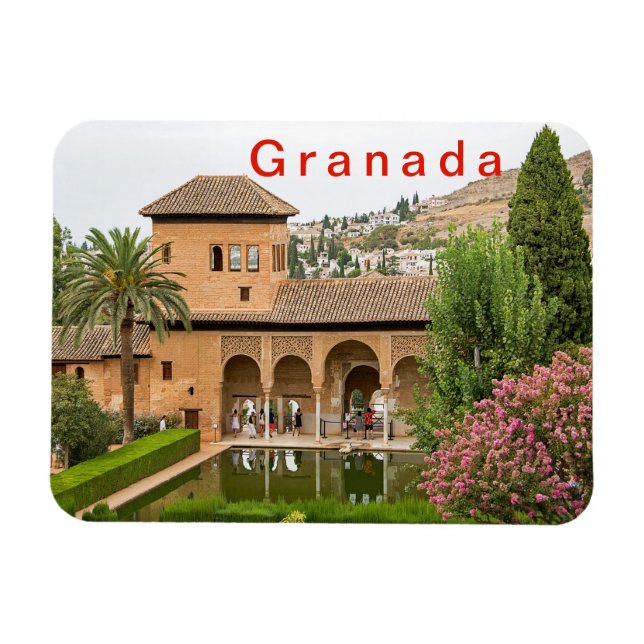 Magnet Flexible Parthal - fragment de l'Alhambra. (Horizontal)
