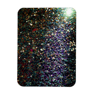 Magnet Flexible Parties scintillant comète et étoiles