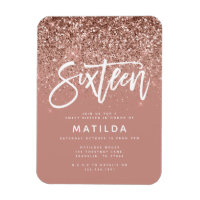 parties scintillant rose en or girly douce moderne