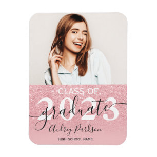 Magnet Flexible Parties scintillant rose scintille ombre