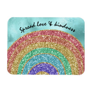 Magnet Flexible Parties scintillant Sparkle Gold Rainbow