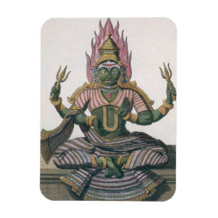 Magnet Flexible Parvati, de Voyage aux Indes et à la Chine par
