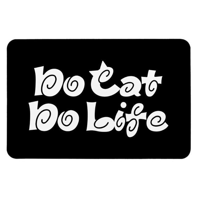 Magnet Flexible Pas de chats, pas de vie (Horizontal)