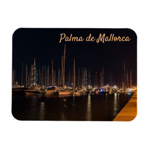 Magnet Flexible Paseo maritimo at night - Palma de Mallorca