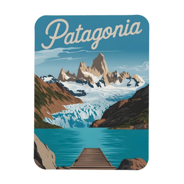 Magnet Flexible Patagonie Vintage (Vertical)