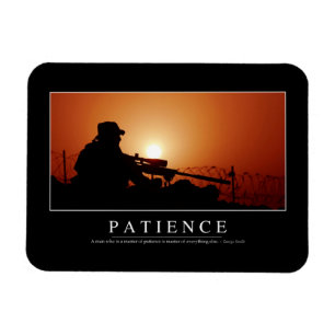 Magnet Flexible Patience : Citation inspirante