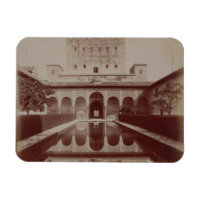 Patio de los Arrayanes, Alhambra, c.1875-80 (sépia