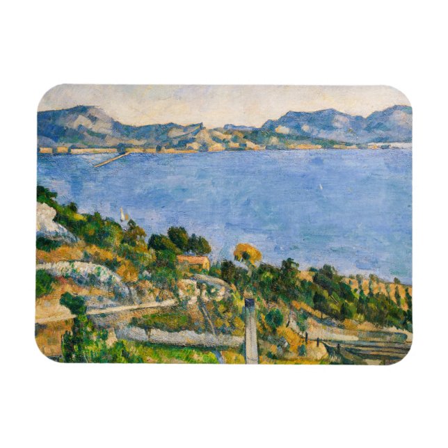 Magnet Flexible Paul Cezanne - Golfe de Marseille vu d'Estaque (Horizontal)