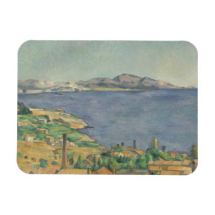 Magnet Flexible Paul Cezanne  Le golfe de Marseille vu de L'