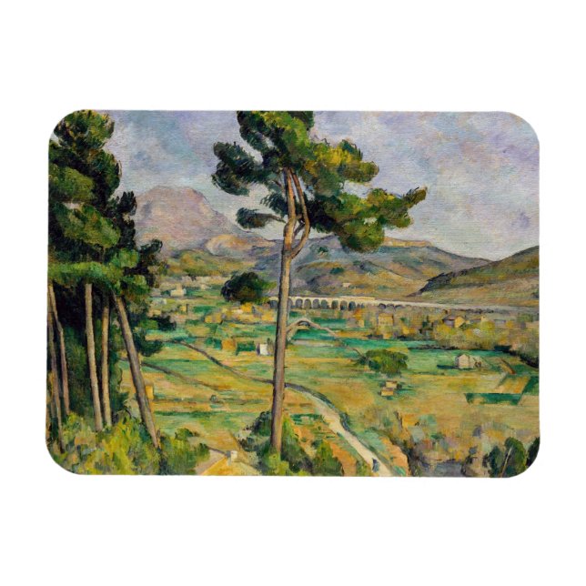 Magnet Flexible Paul Cezanne - Mont Sainte-Victoire et Viaduc (Horizontal)