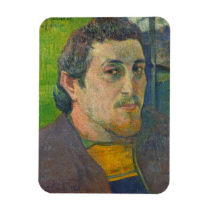 Magnet Flexible Paul Gauguin   Autoportrait dédié à Carriere