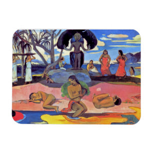 Magnet Flexible Paul Gauguin - Jour des Dieux - Peinture des Beaux