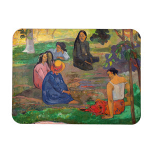 Magnet Flexible Paul Gauguin - La Conversation / Les Parau Parau