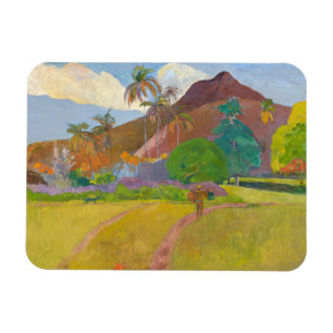 Magnet Flexible Paul Gauguin - Paysage tahitien