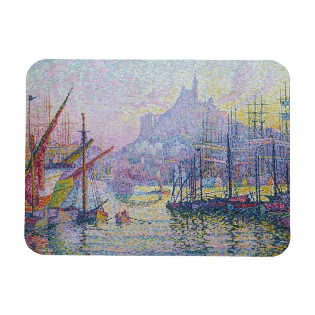 Magnet Flexible Paul Signac - Notre-Dame de la Garde, Marseille (Horizontal)