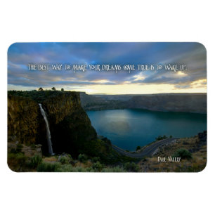 Magnet Flexible Paul Valery Citation Inspirationnelle "Réveillez-v