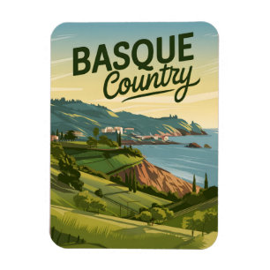 Magnet Flexible Pays basque vintage