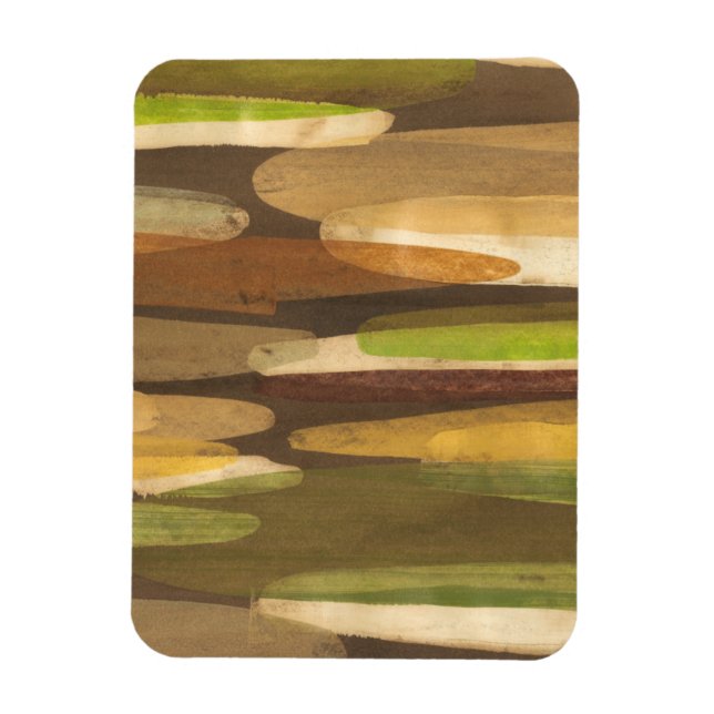 Magnet Flexible Paysage Abstrait de ton terrestre (Vertical)