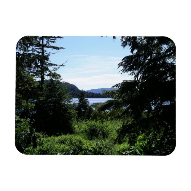 Magnet Flexible Paysage de l'Alaska belle photographie de l'Alaska (Horizontal)
