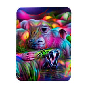 Magnet Flexible Paysage de rêve vif : Agrizoophobie
