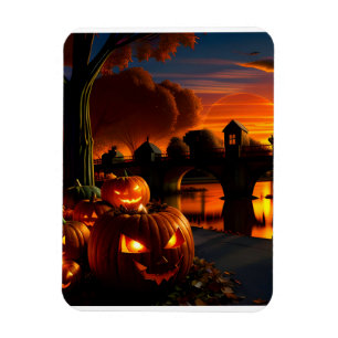 Magnet Flexible Paysage d'Halloween
