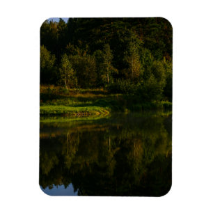 Magnet Flexible Paysage naturel Lac Paysage Paysage Canal Trees