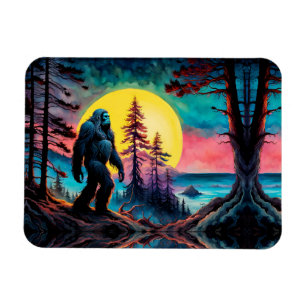 Magnet Flexible Paysage nocturne coloré de Squatchin
