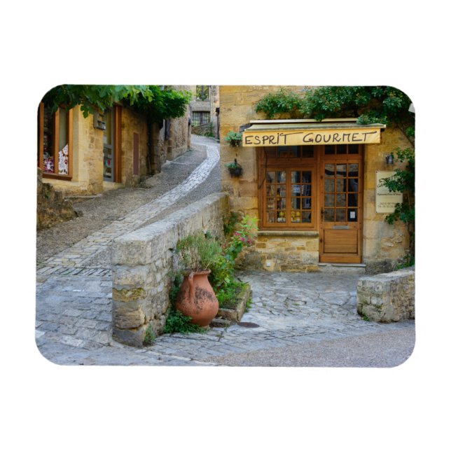 Magnet Flexible Paysage urbain en Dordogne, France aimant rectangu (Horizontal)
