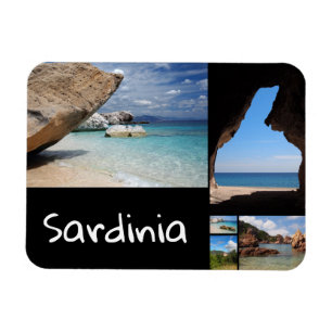 Magnet Flexible paysages de Sardaigne voyage photo collage