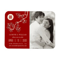 Peach Blossoms Mariage Chinois Photo Enregistrer L