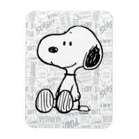 PEANUTS | Snoopy on Black White Comics