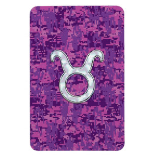 Magnet Flexible Pearle comme Taurus Zodiac Connexion Camo numériqu