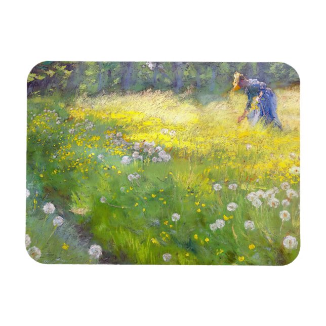 Magnet Flexible Peder Severin Kroyer - Marie Kroyer dans le jardin (Horizontal)