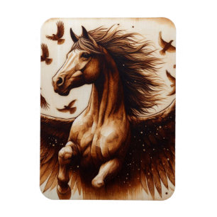 Magnet Flexible Pegaus Sepia aux oiseaux