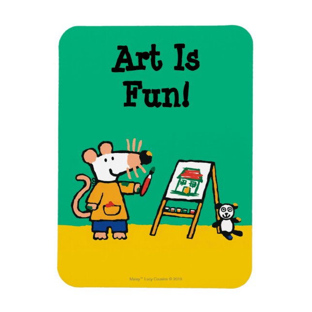 Magnet Flexible Peindre avec marguerite ! (Vertical)