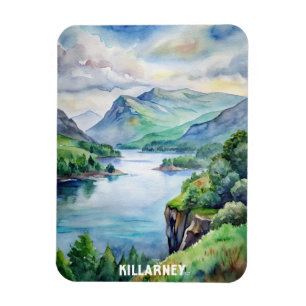 Magnet Flexible Peinture aquarelle du parc national Killarney