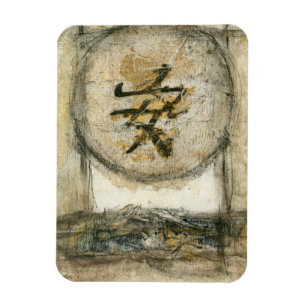 Magnet Flexible Peinture chinoise de tranquilité par Mauro