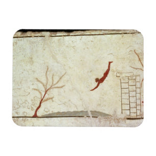 Magnet Flexible Peinture de la tombe du plongeur des sud