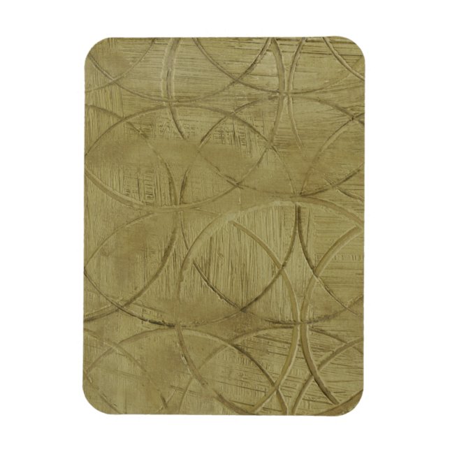 Magnet Flexible Peinture des cercles liés par Jennifer Goldberger (Vertical)