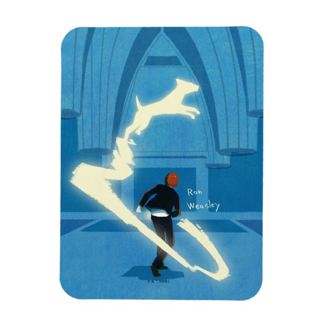 Magnet Flexible Peinture du Patronus de Ron Weasley (Vertical)