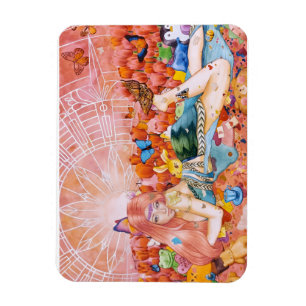 Magnet Flexible Peinture d'une femme titre : L'Après-midi