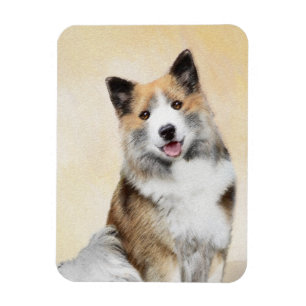 Magnet Flexible Peinture islandaise pour chien de mer - Art origin