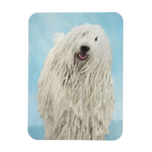 Magnet Flexible Peinture Komondor - Cute Original Chien Art